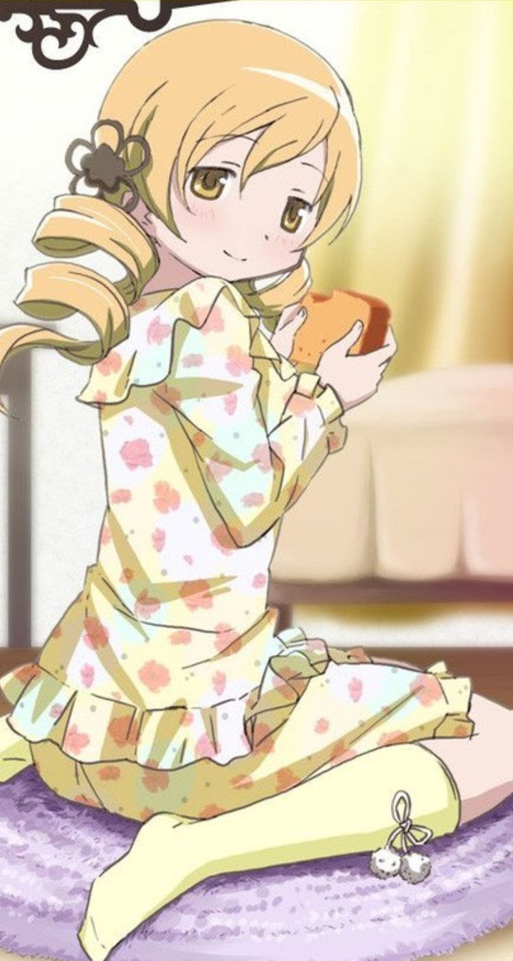 魔法少女まどか マギカ Iphone壁紙 画像 25 巴マミ Iphone5壁紙 744 1392 Ios7用 他 アニメ壁紙ネット Pc Android Iphone壁紙 画像