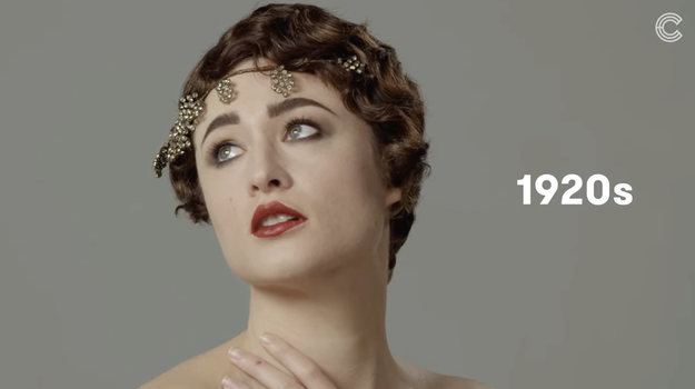 In the '20s, Paris became a huge cultural center for writers and artists, and women adopted the looks of French silent film stars like Renée Adorée.