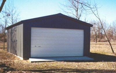 24' x 24' x 8' Steel Frame Shed Garage Building Kit