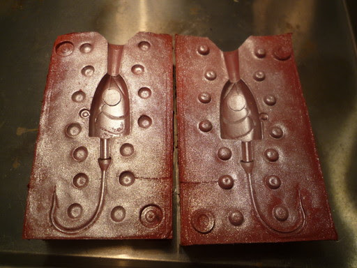 耐熱シリコンでシリコン型を作ってジグヘッドを自作してみた 失敗は成功のもと