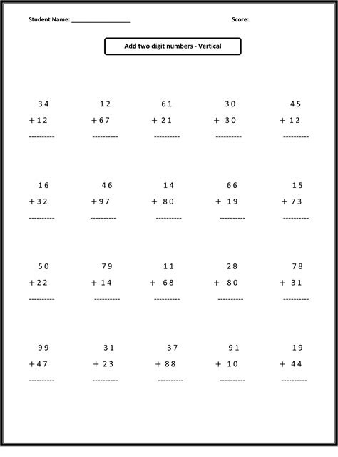  free 2nd grade math worksheets activity shelter