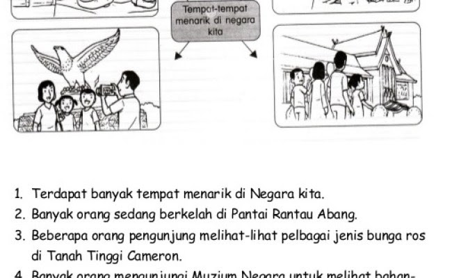 Datuk mencakar sampah di bawah pokok . Global Jawapan Latihan Bina Ayat 6 Otosection