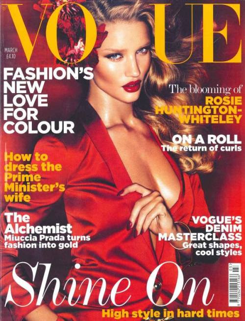 rosie huntington whiteley vogue. Rosie Huntington Whiteley for