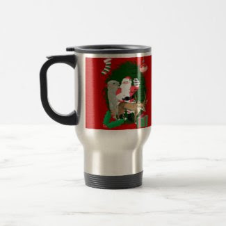 Santa and Friends mug