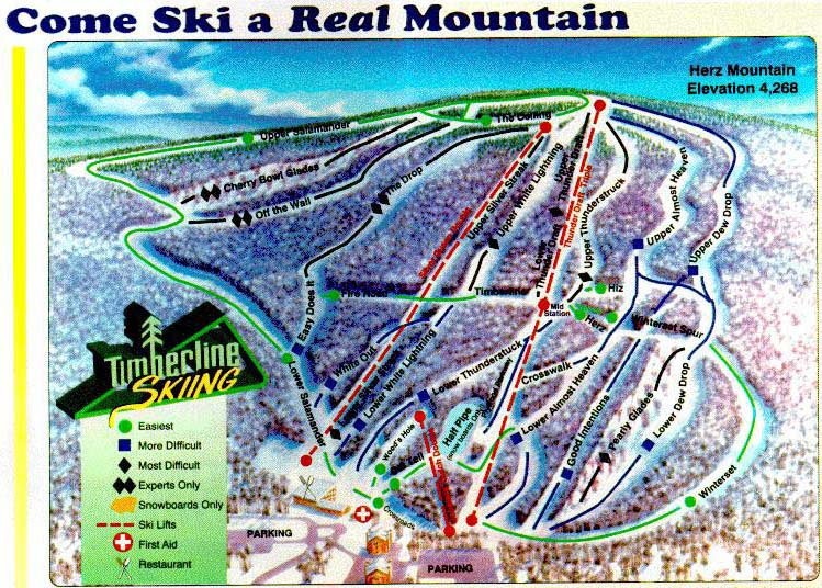 Ski West Virginia Map West Virginia Skiing