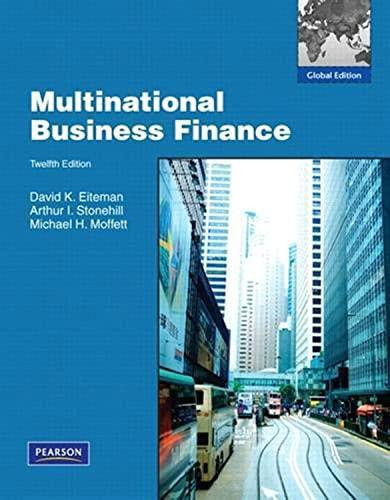 Isbn 9780136121565 Multinational Business Finance