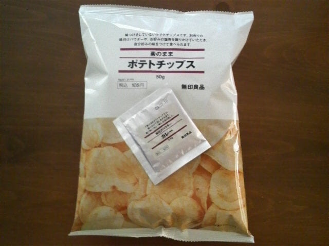 無印良品のふりかけポテトチップス わがままな生活