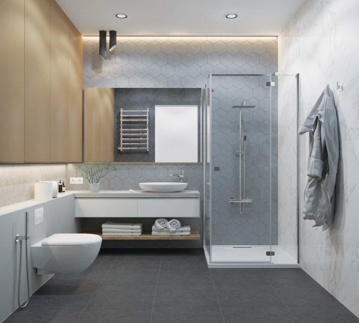 36 Modern Grey White Bathrooms That Relax Mind Body Soul
