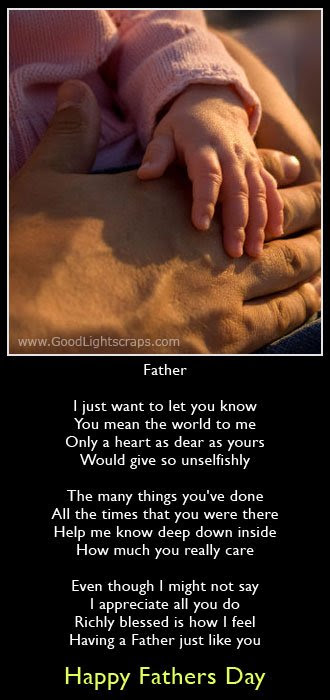 Fathers Day scraps and greetings card for Orkut, Hi5, Facebook