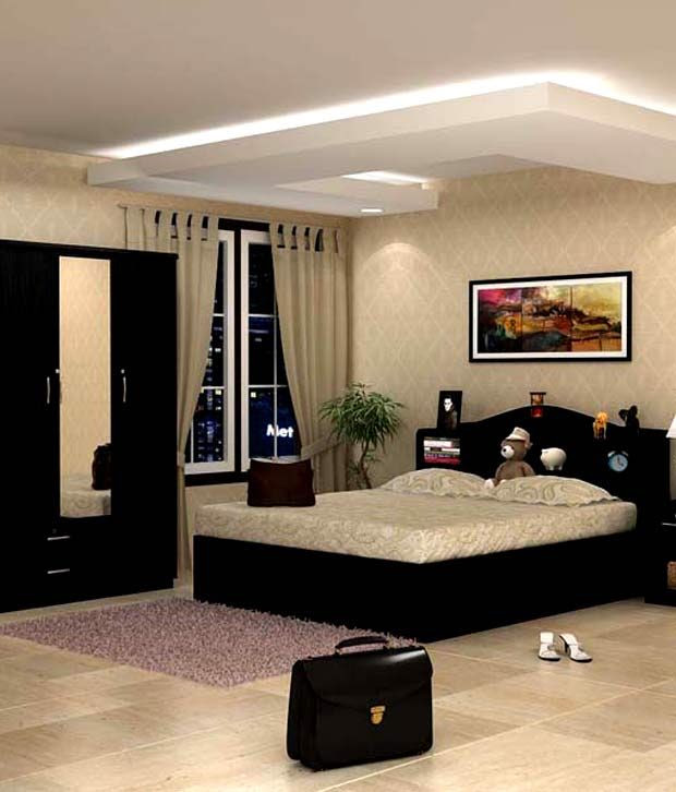 Housefull Brio Bedroom Set Wenge for Bedroom: Buy Online @ Rs 