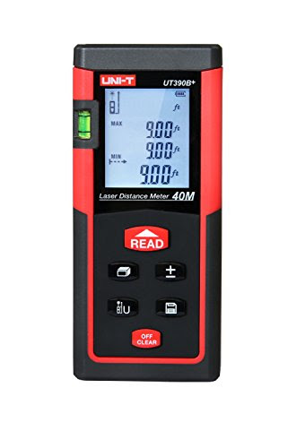YARBAR UNI-T UT390B+ Digital Laser Distance Meter 40 Meters 131 feet Range Finder Measure Diastimeter