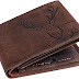 Men's Elk Vintage Brown RFID Blocking Leather Wallet, VINTAGE BROWN