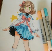 Popular 40+ Copic Marker Anime Drawings