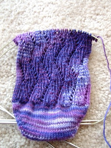 Sensational KS Sock Progress - something rib