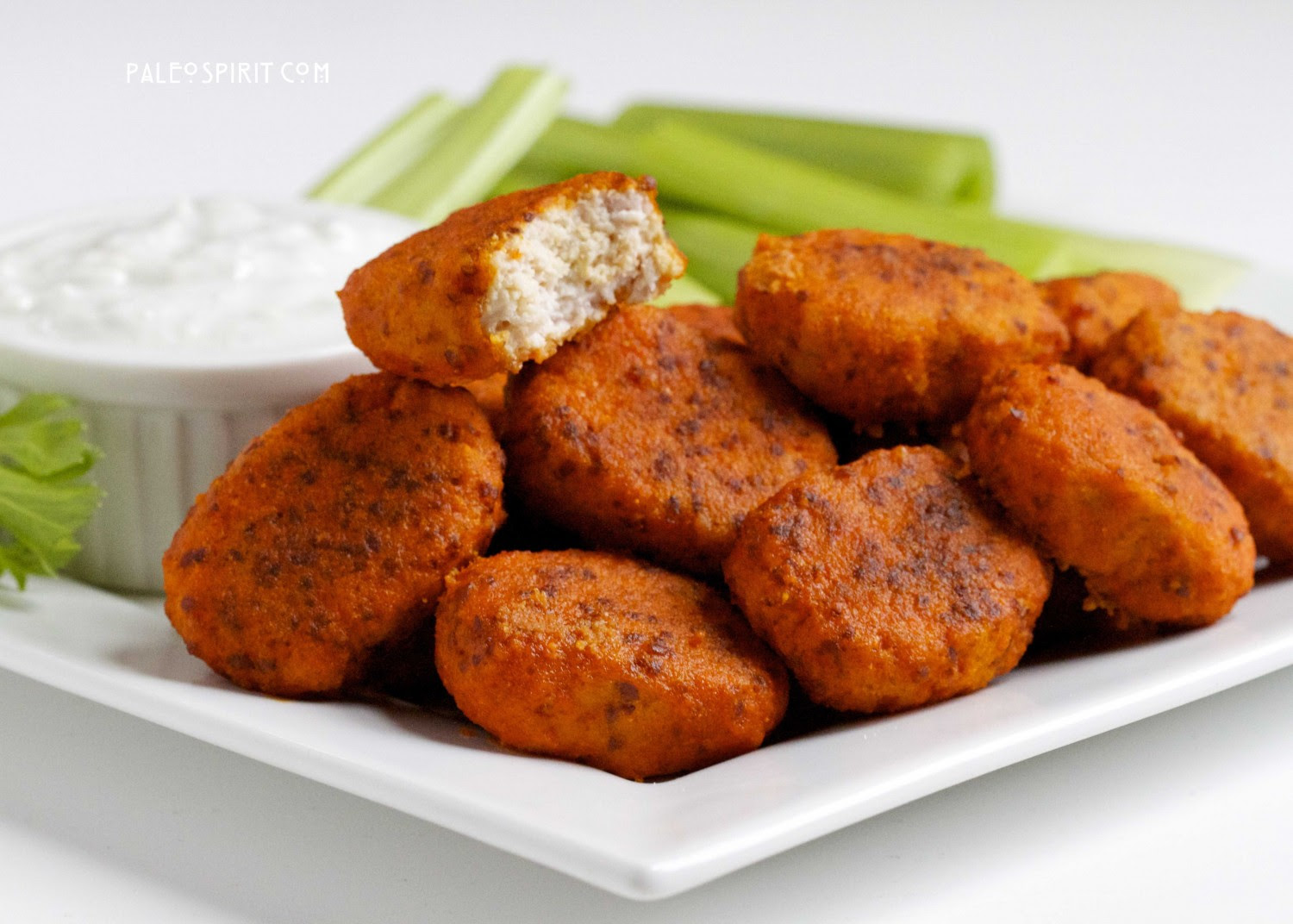 Paleo Buffalo Chicken Nuggets
