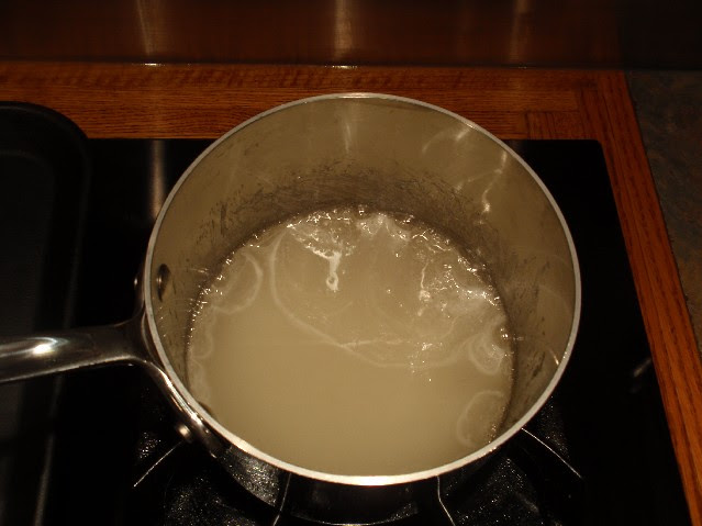 sugar and water