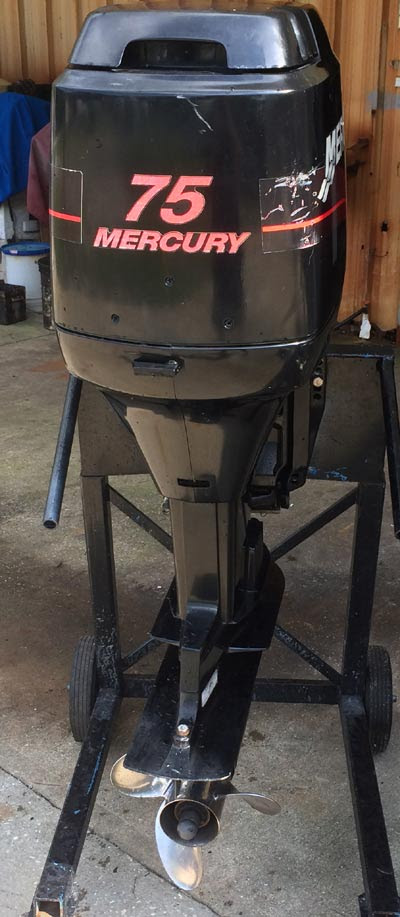 75 hp Mercury Outboard Boat Motor For Sale