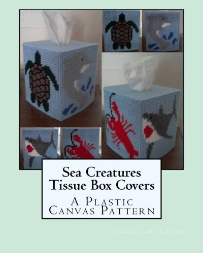 Sea Creatures Tissue Box Covers: A Plastic Canvas Pattern