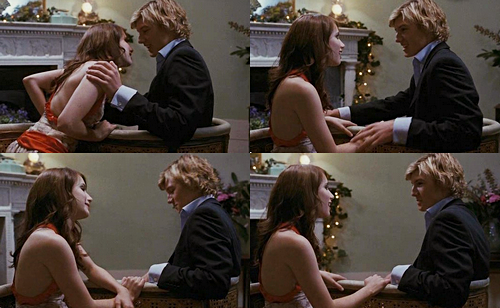 alex pettyfer with emma roberts in 'wild child', 2008.