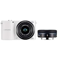 Samsung NX1000 White Digital Camera with 20-50mm & 16mm Lens