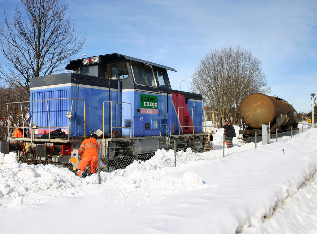 Derailed Locomotive