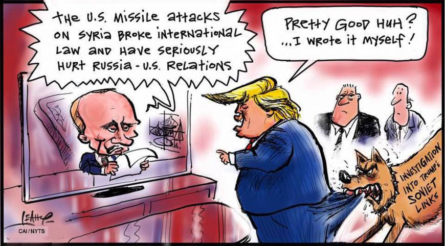 Trump more believable and moral than Putin?