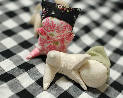 Sarubobo, pattern 3 and 4