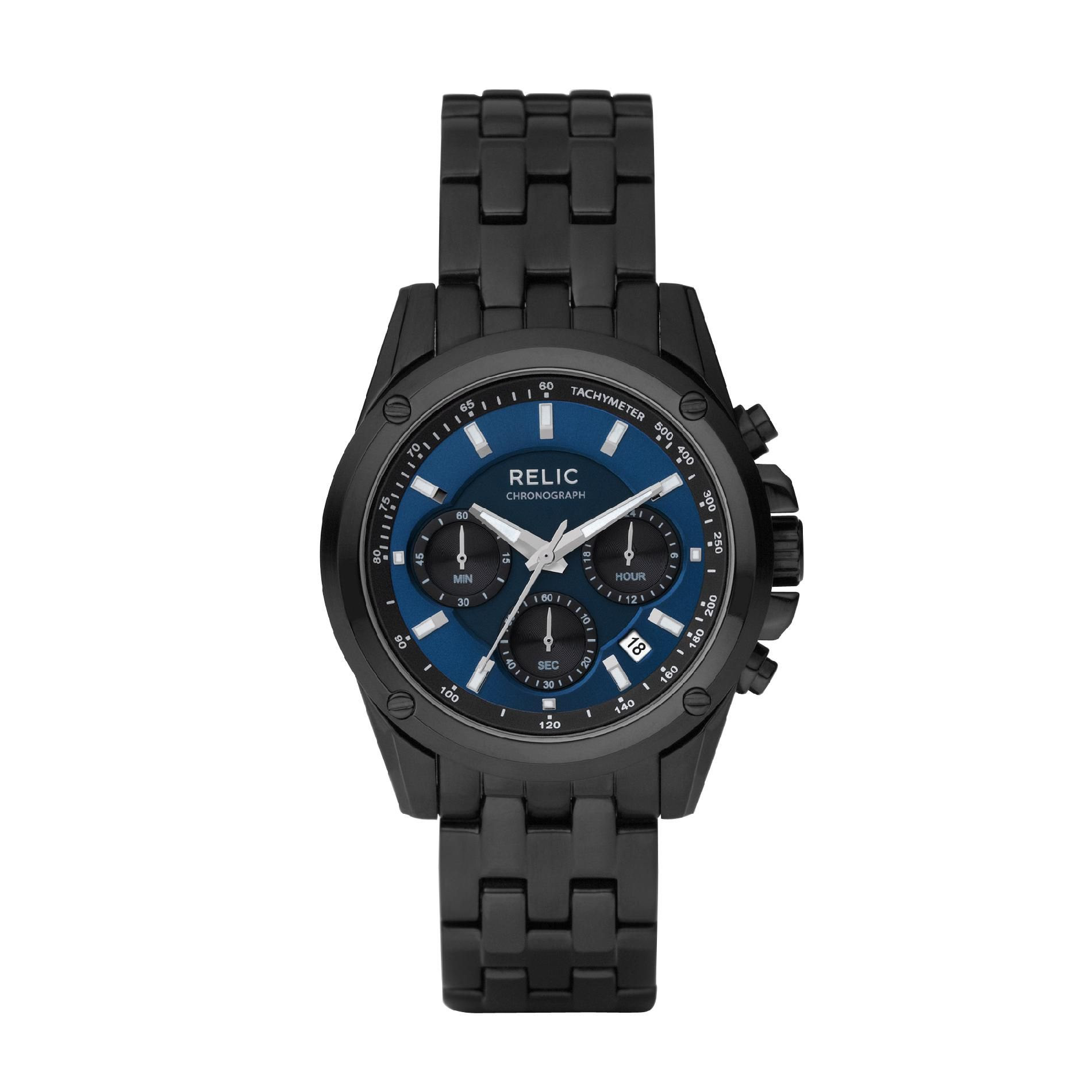 Relic Men's Black and Blue Watch: Casual Gets a New Look at Sears