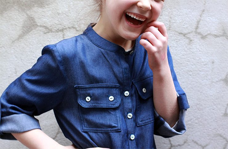 Blue Shirtdress #2