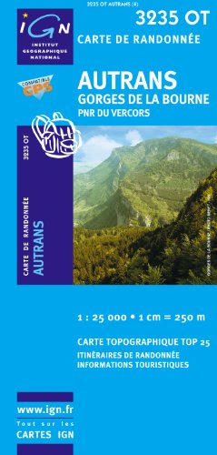 Autrans, Gorges de La Bourne France 1:25,000 (French Edition)