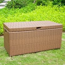 Hot Sale Jeco Outdoor Wicker Patio Furniture Storage Deck Box