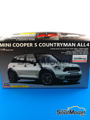 Hasegawa: Maqueta de coche escala 1/24 - Mini Cooper S Countryman - maqueta de plástico