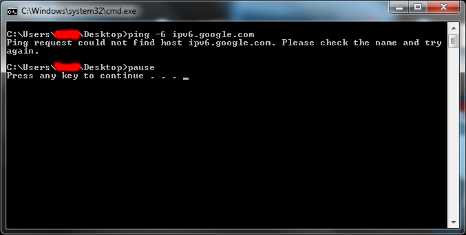 Cannot Ping Ipv6 Address On Win7 But Can On Win8 Windows 10 Forums