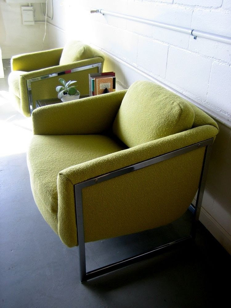 Mid Century Lemonade Chairs (pair)