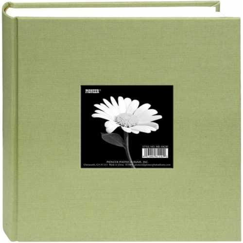 9x9 Cloth Photo Album For 4x6 Photos: Sage Green