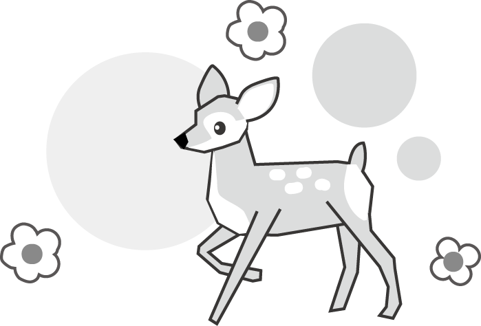 子鹿 シカ 鹿 のイラスト 無料イラスト
