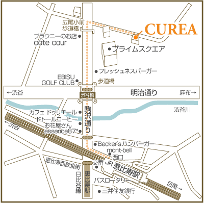 建物を立体にした地図作成見本