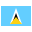 St Lucia flag