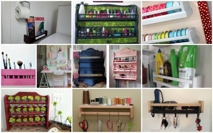 Repurposed Spice Racks