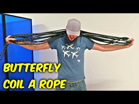 How To Butterfly Coil a Rope?