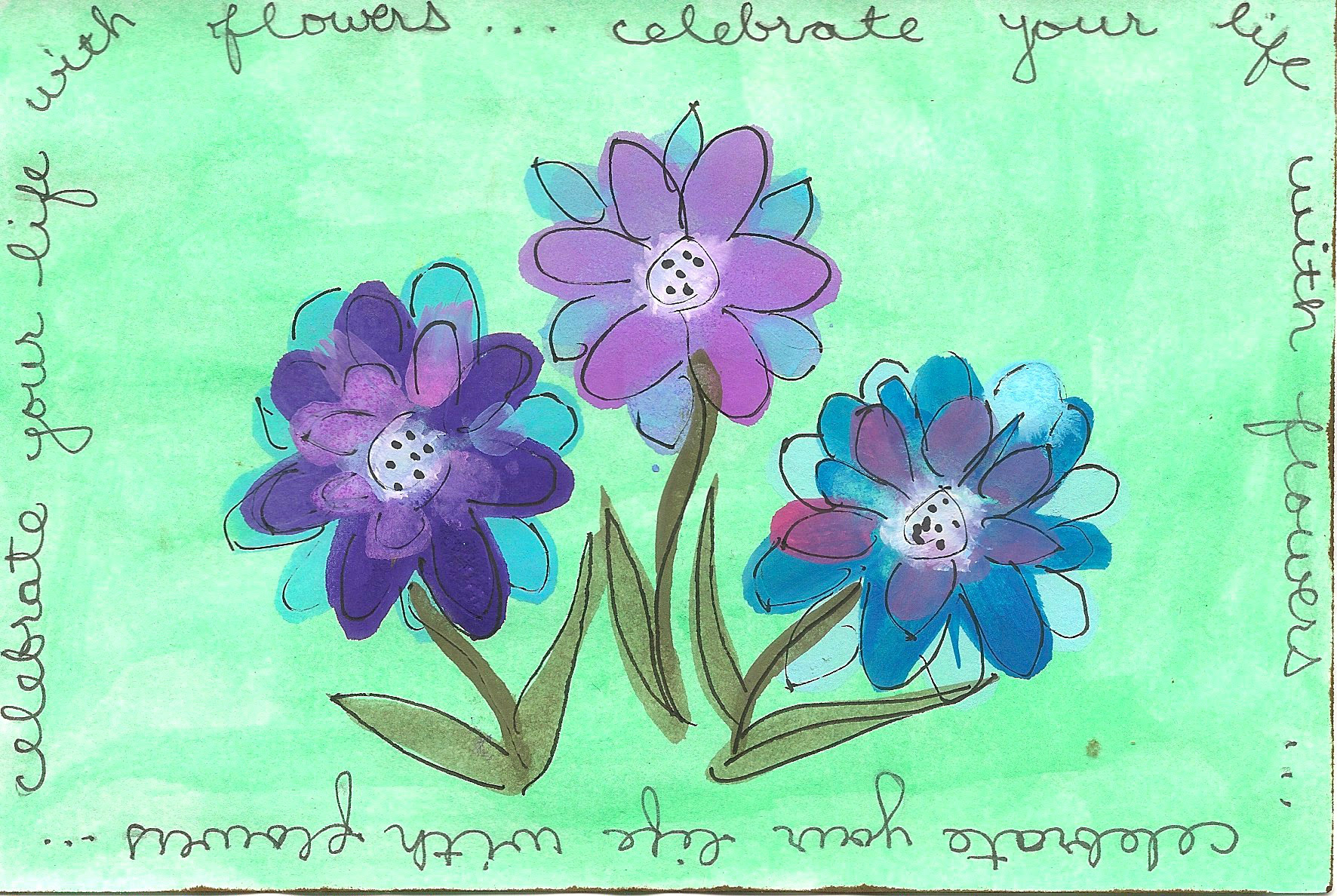 Celebrate With Flowers ICAD