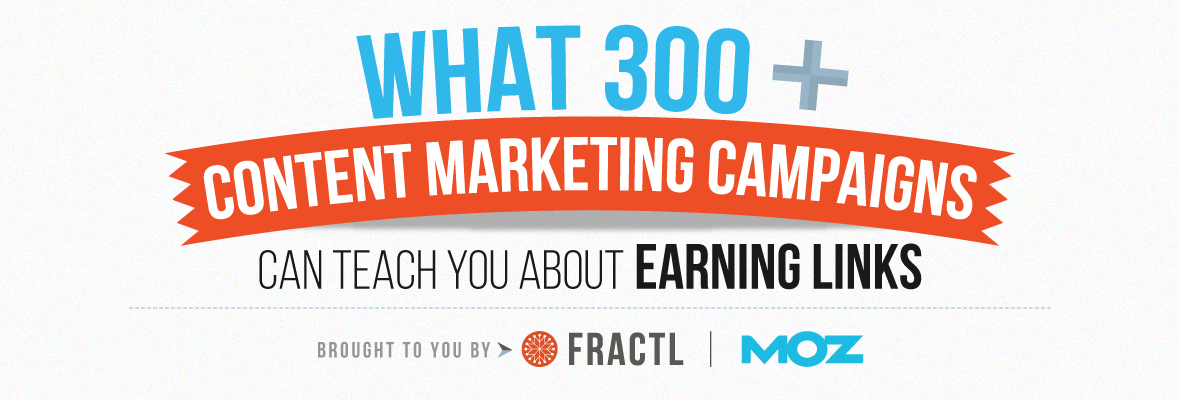 What 300+ Content Marketing Campaigns Can Teach You About Earning Links