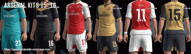 Kits Arsenal F.C terbaru Season 2015-2016
