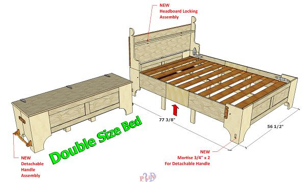 bed in a box | SCA - Wood Crafts | Pinterest