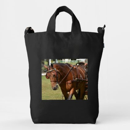 walnut hill carriage driving horse show duck bag