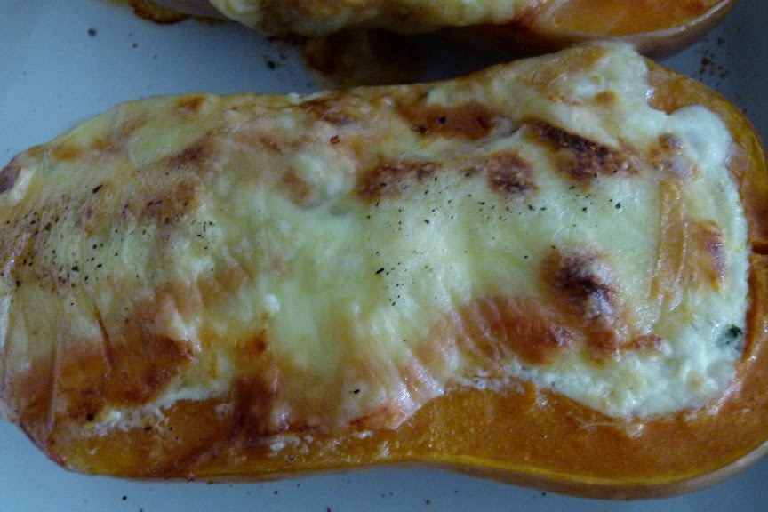 Butternut Farcie Lardons Et Raclette Les Gour Mandises De Celine