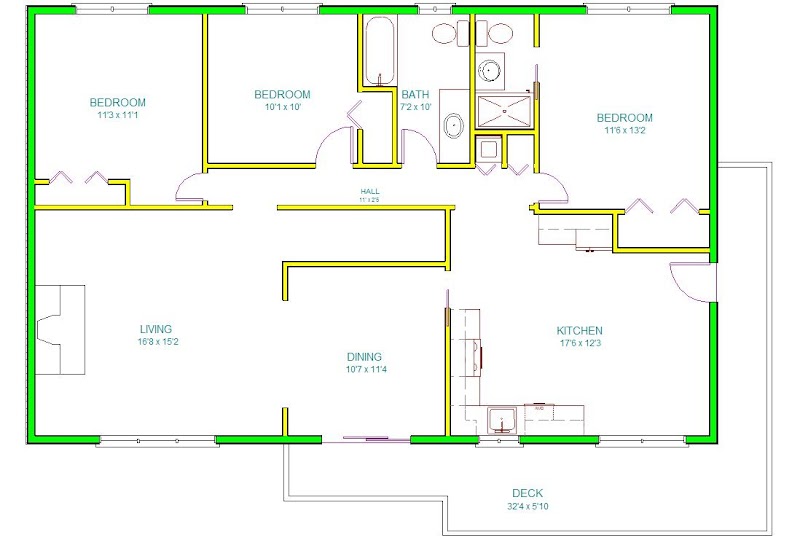 29+ House Plan Style! Autocad Architecture Sample House Plans
