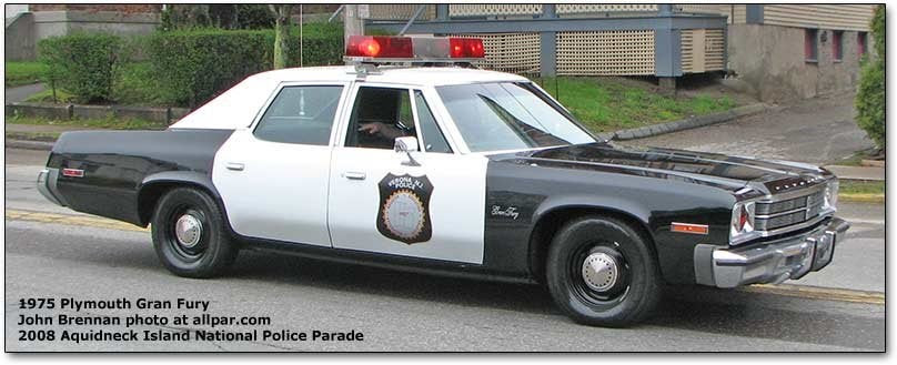 plymouth police car