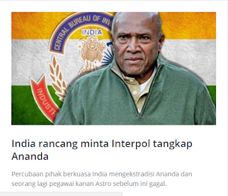 Skandal Aircel-Maxis: India Keluar Waran Tangkap Terhadap Ananda, Marshall