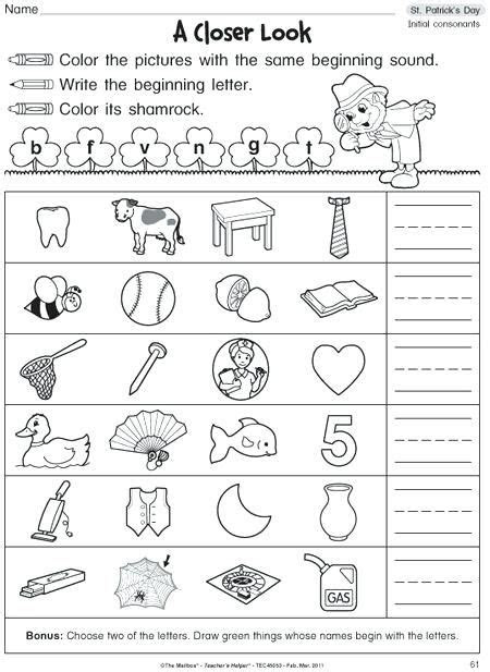  free phonics worksheets kindergarten activities phonics worksheets